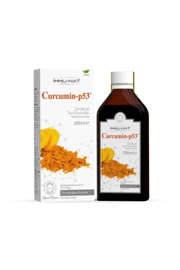 İMMU-NAT Immunat Curcumin-p53 Zerdeçal Ekstresi 250 Ml