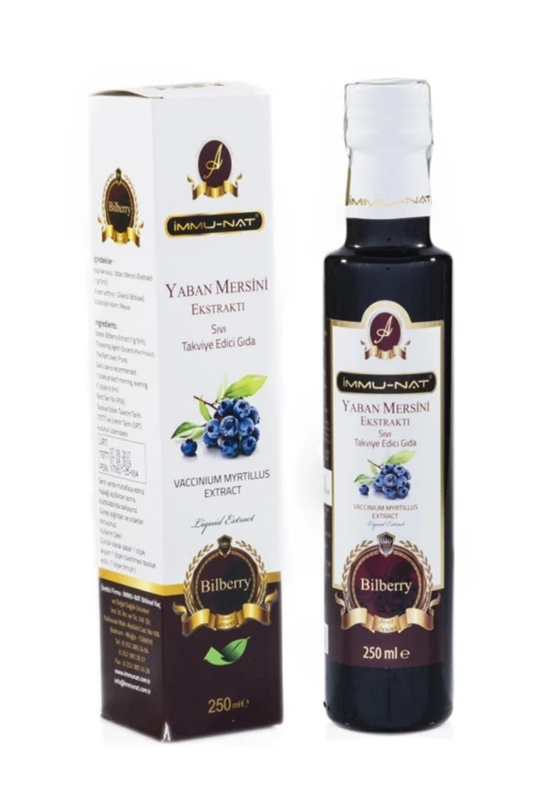 İMMU-NAT Immunat Yaban Mersini Ekstratı 250ml ürün görseli 1