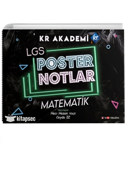 2024 LGS MATEMATİK POSTER NOTLAR  KR AKADEMİ ürün görseli 1