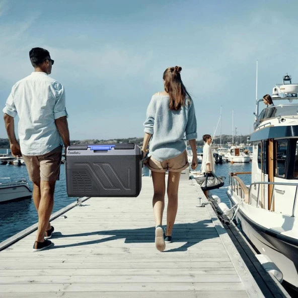 Coolist CLK40 12/24Volt/220Volt 40 Litre Kompresörlü Oto Buzdolabı/Dondurucu - Resim 5