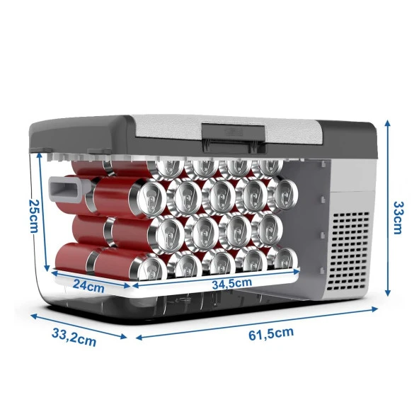 ICECO MCD20S 12/24Volt 20 Litre Kompresörlü Oto Buzdolabı/Dondurucu - 10