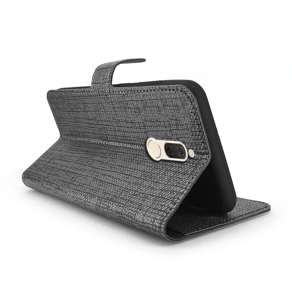 Xiaomi Redmi 8 / 8A Kılıf FitCase Fabric Kapaklı Cüzdanlı - 5