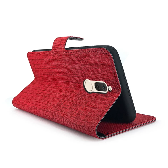 Xiaomi Redmi 8 / 8A Kılıf FitCase Fabric Kapaklı Cüzdanlı - 8