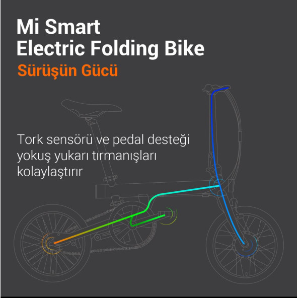 Smart Akıllı Elektrikli Katlanabilir Bisiklet - 6