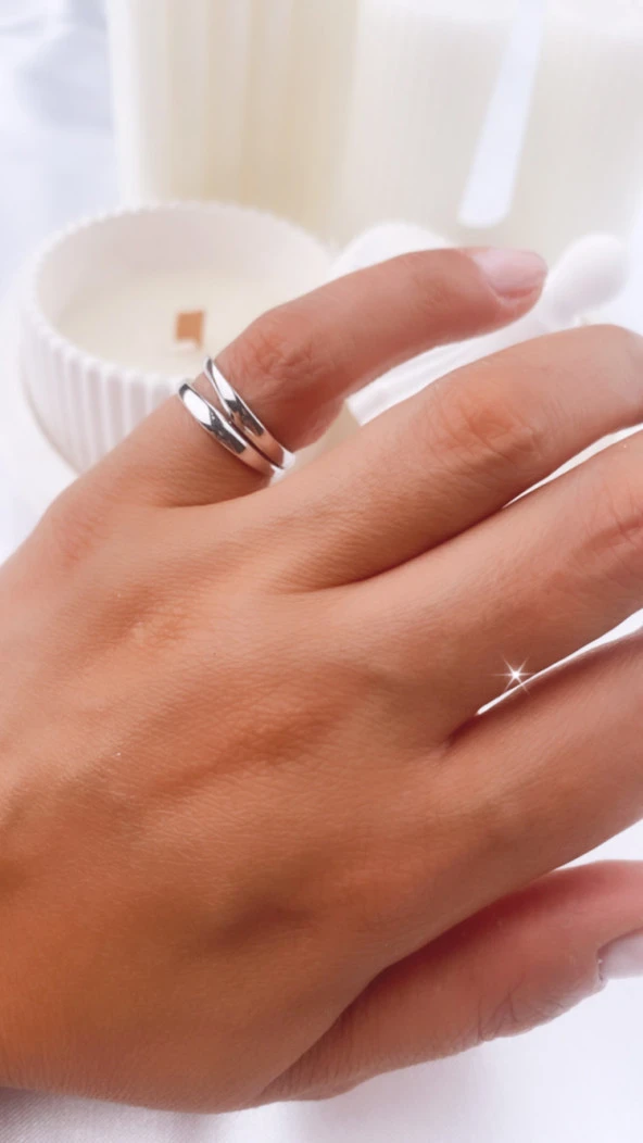 925 Ayar Kadın Gümüş (Silver) Yüzük ürün görseli 1