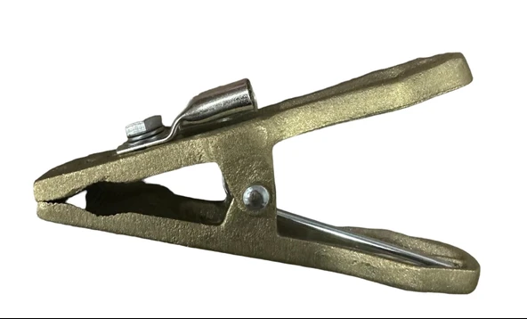 KRD Kaynak Şase Pensesi Pirinç Topraklama  Yaylı 400 Amper