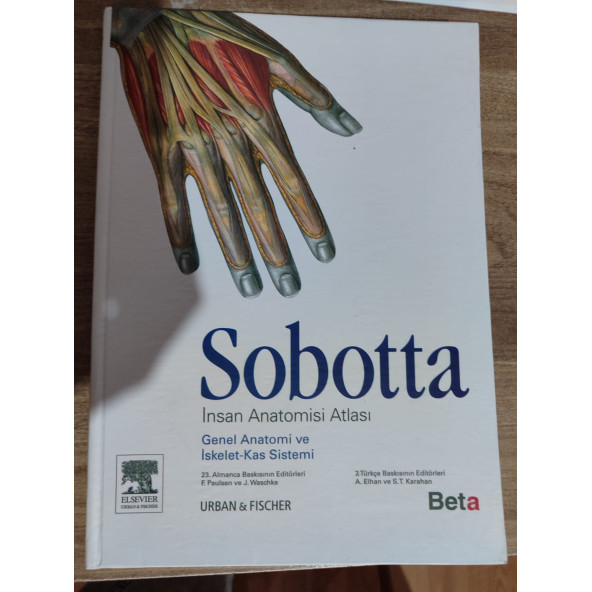 SABOTTA İnsan Anatomisi Atlası 3 CİLT  (İskelet Kas Sistemi, Baş Boyun ve Nöroanatomi , İç Organlar - 2