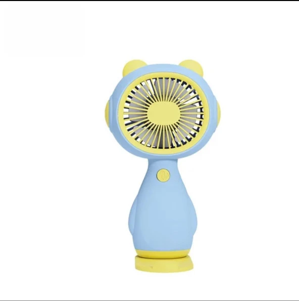 Mini El Fanı Usb Şarjlı Taşınabilir 3 Kademeli Figürlü Ergonomik Tasarımlı Vantilatör - 3