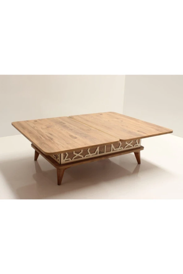 kolexonline Akıllı Açılabilir Sehpa 3 Kademeli Çekmeceli Ayaklı - Resim 4