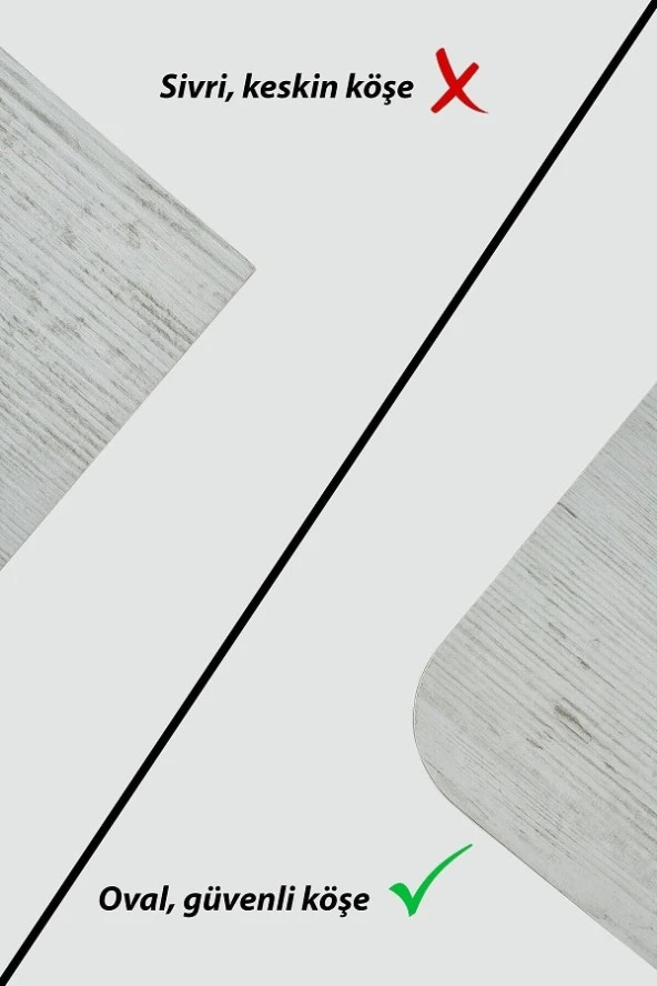 kolexonline Oslo Ahşap Orta Sehpa Tekerli Ve Çekmeceli Antik Beyaz Renk - Resim 6