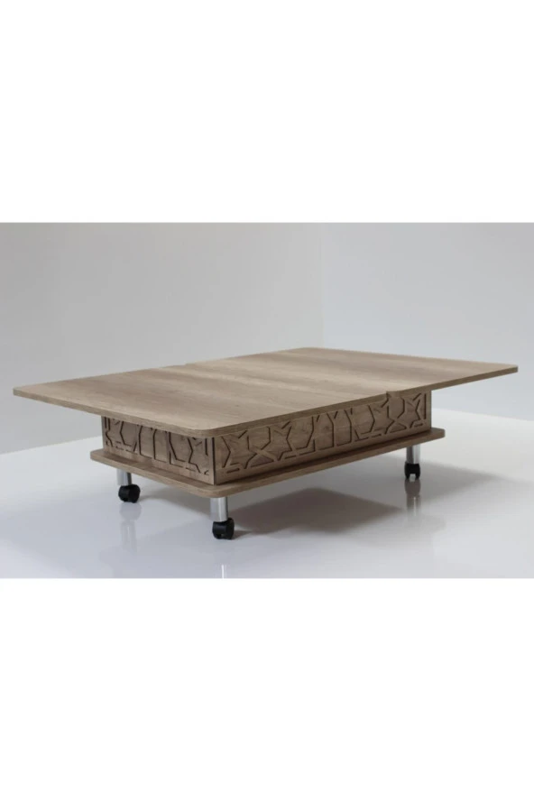 kolexonline Akıllı Sihirli Sehpa 3 Kadameli Tekerli Alaska - Resim 4