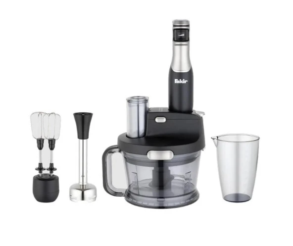 Fakir Speed Quadro Black Silver 1000 W Blender Seti