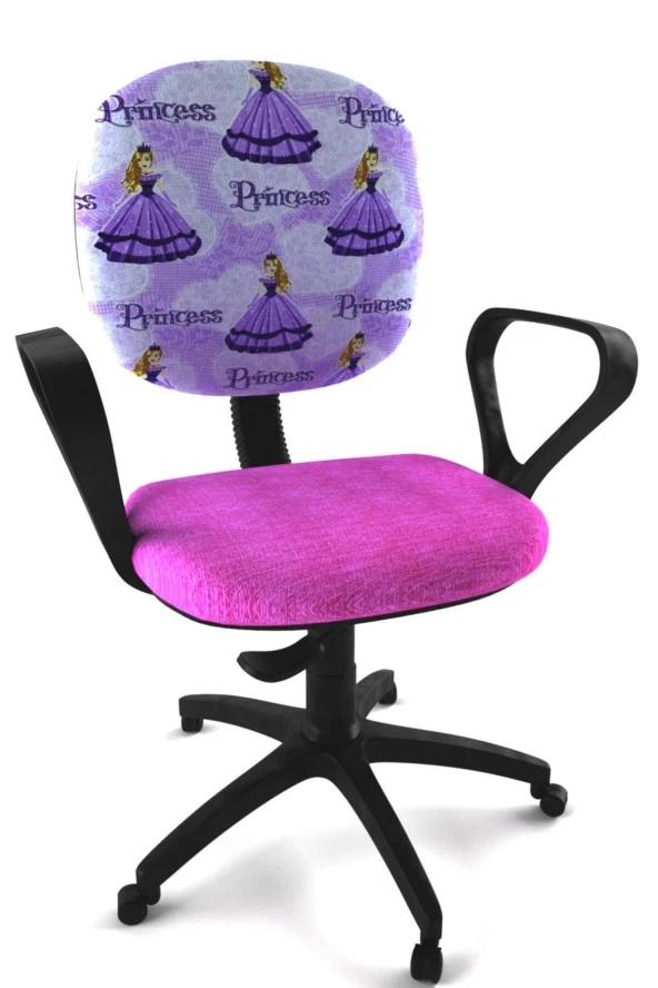 Depolife Çocuk Odası Ders Çalışma Ofis Koltuğu Amortisörlü Tekerlekli Faaliyet Sekreter Bilgisayar Sandalyesi