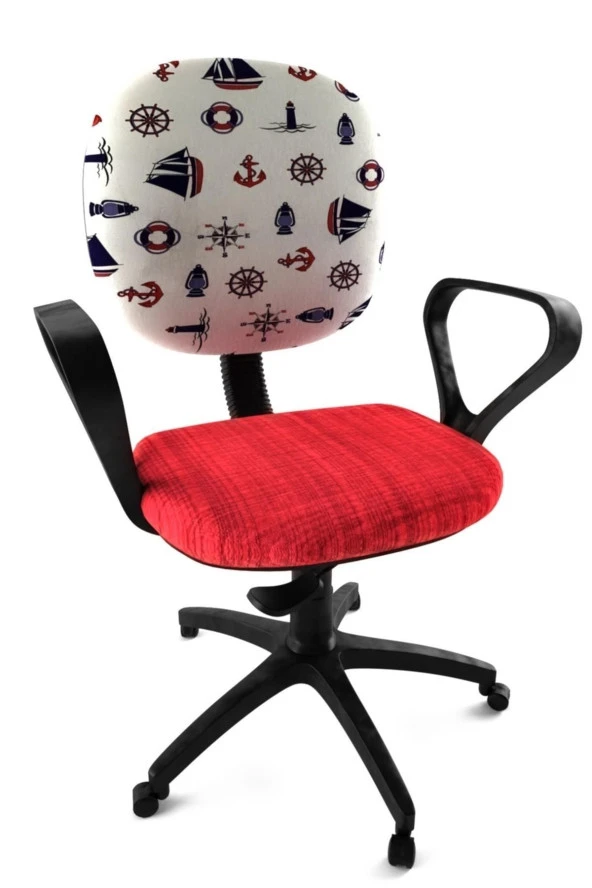 Depolife Çocuk Odası Ders Çalışma Ofis Koltuğu Amortisörlü Tekerlekli Faaliyet Sekreter Bilgisayar Sandalyesi