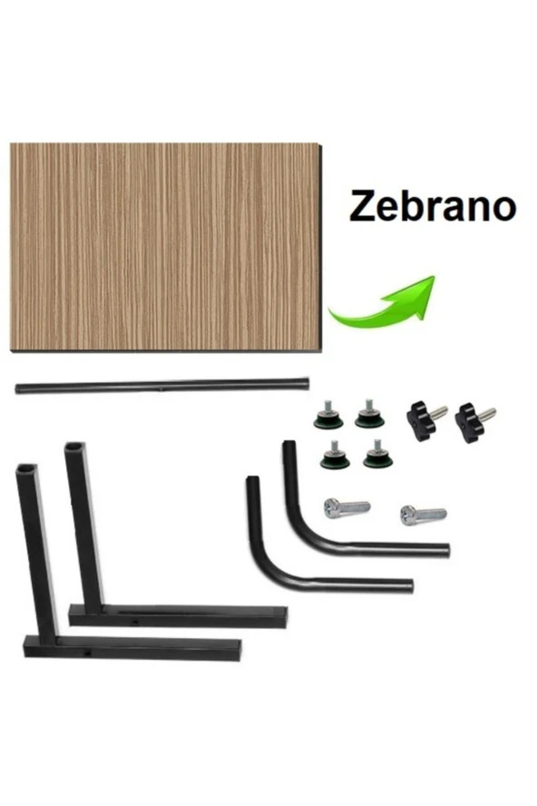 Depolife Ders Çalışma Notebook Laptop Masası Boyu Ayarlanabilir Çekyat Sehpası 60x44cm Öğrenci Ders Faliyet - 2