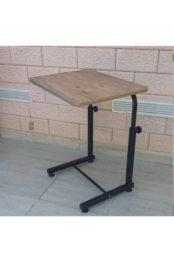 Ilk Okul Çocuk Ders Çalışma Masası Boyu Yüksekliği Ayarlanabilir Masa Ceviz Renk Çocuk Odası Masası - 2