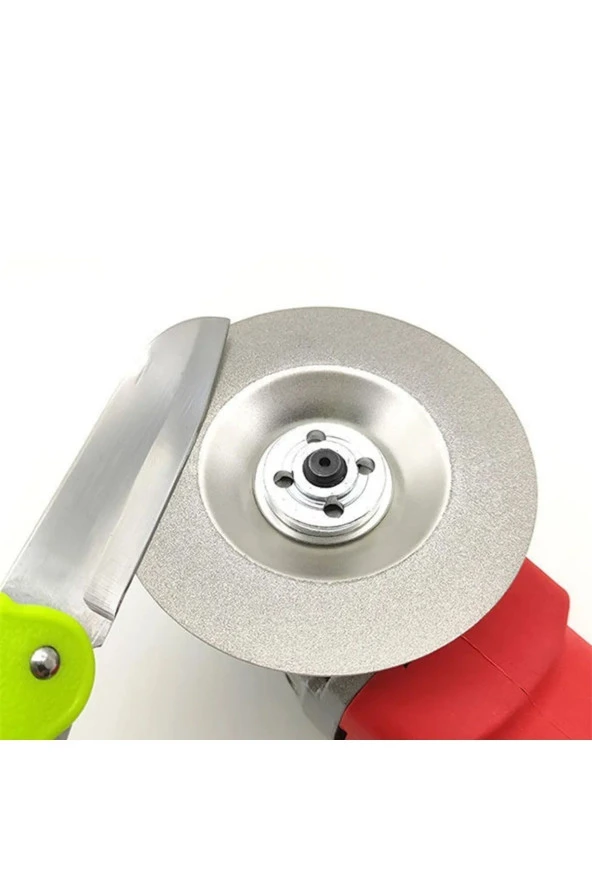 Depolife 100mm elmaslı bileme diski bıçak satır makas bileme diski hassas metal mermer cam zımparalama - 2