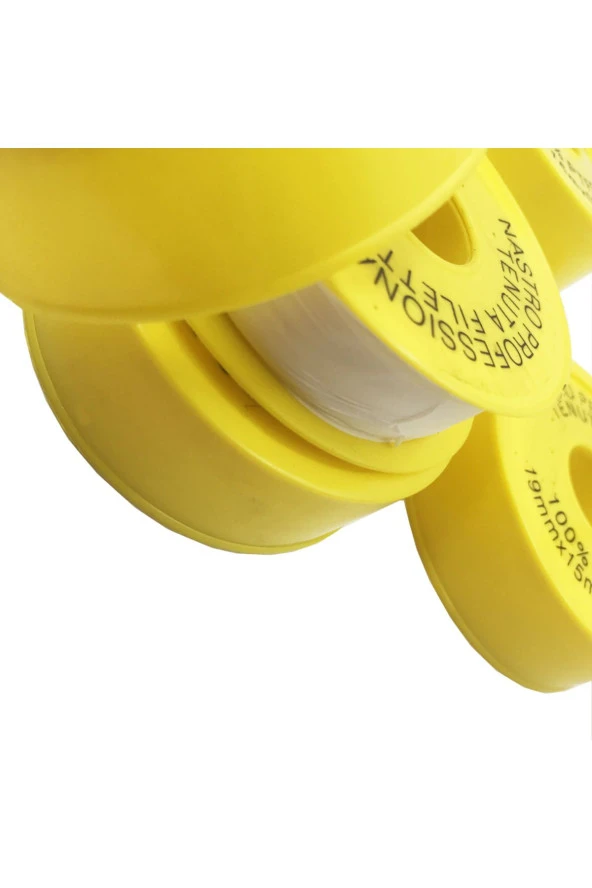 Teflon Sızdırmazlık Bandı Sıhhi Tesisatcı Boru Montaj Bandı Paso Teflonu 50 Adet Ptfe Bant - 2