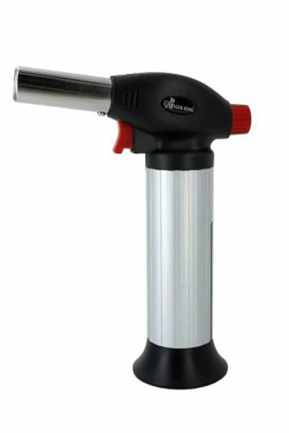 Tıger Kıng Pürmüz Çakmak Doldurulabilir Bütan Gaz Gümüş Bs-600