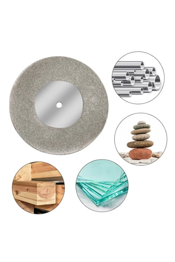 Depolife 5cm Ve 6cm Elmas Cam Fayans Granit Mermer Porselen Kesme Bileme Seti 4 Parçalı - 3