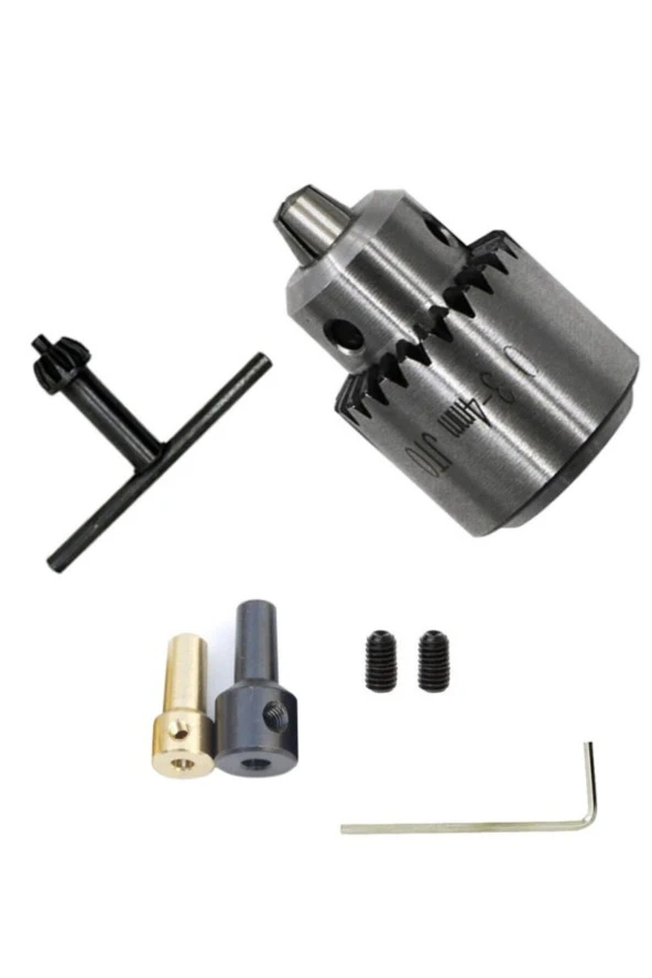 Depolife Motor Için Anahtar Sıkmalı Mini Mandrel 4mm Mandren Okul Proje Ödev Hobi 3.2mm 5mm Profesyonel