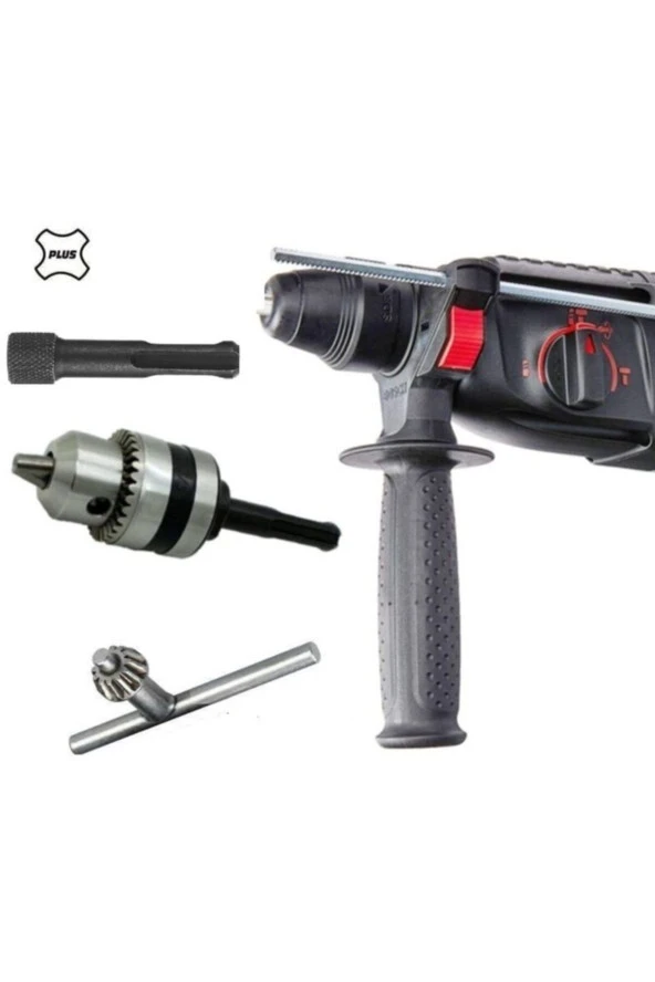 Depolife Kırıcı Delici Sds Plus Mandren Mıknatıslı Bits Adaptör Sds Metal Mandrel Seti - 2