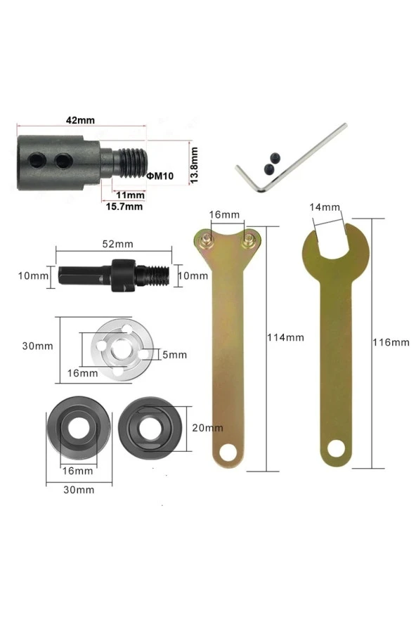 Depolife 6mm Motor Kaplini Ve Matkap Için 2li Disk Bağlama Adaptör Aparat Seti Okul Proje Ödev Uygulama Arge - 2