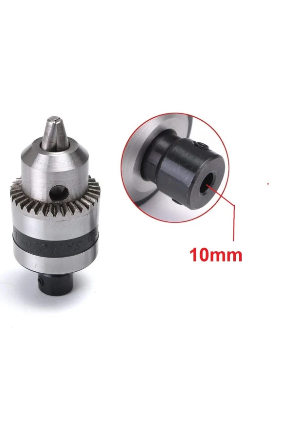 3/8mm Kaplin Vida Seti Okul Proje Ödev Hobi Uygulama 10mm Motor Mili Için Mandren Adaptör - 2