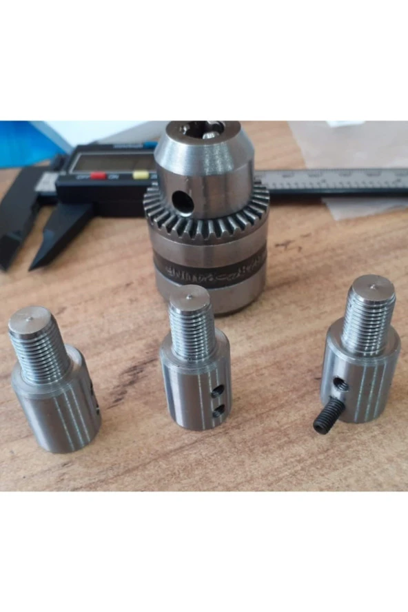 Depolife 10mm Mandren Otomatik Mandrel Okul Proje Ödev Hobi Uygulama 5mm-8mm-10mm Motora Bağlama Kaplin - 3