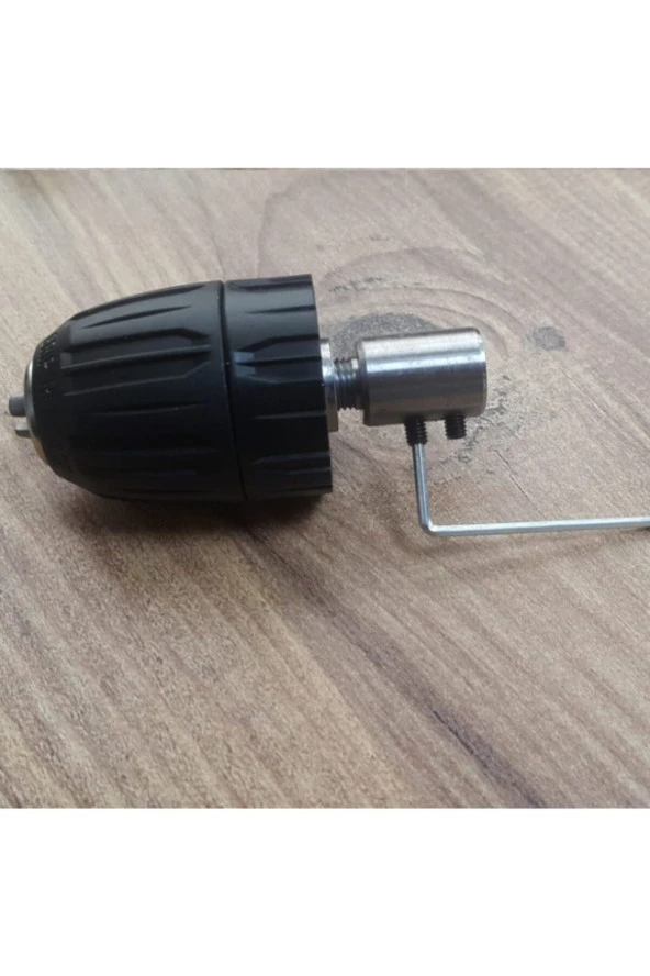 Depolife Anahtarsız Supra Plastik Mandren Otomatik Mandrel Okul Proje Hobi 3lü Motor Mil Kaplinli 3/8mm 10mm - 2