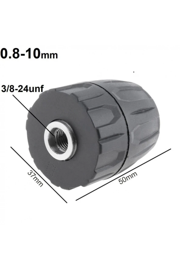 Depolife Şarjlı Matkap Uyumlu Mandren 1-10mm 3-8mm Profesyonel Kullanım Otomatik Anahtarsız Süpra Mandren - Resim 2