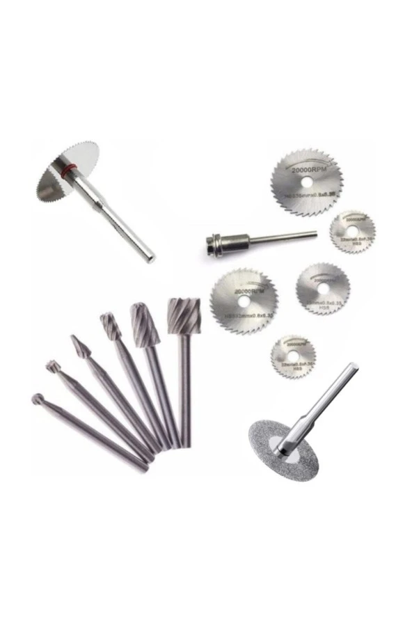 Dremel Proxxon Için Ahşap Kesici Mini Testere Ahşap Oyma Elmas Kaplı Uç 16lı Set