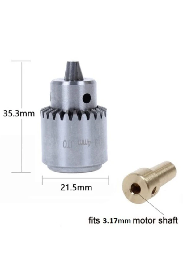 Depolife Motor Için Otomatik Mini Mandrel El Sıkmalı Mandren Üniversal Okul Proje Ödev Hobi 3.17 Mil - 2
