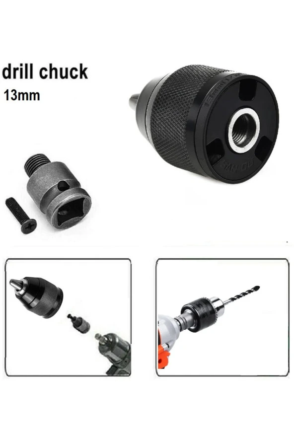 Depolife Torklu Darbeli Bijon Somun Sökme Sıkma Makinesi Için Metal Kilitlemeli Agır Hizmet Mandreni Kaplinli