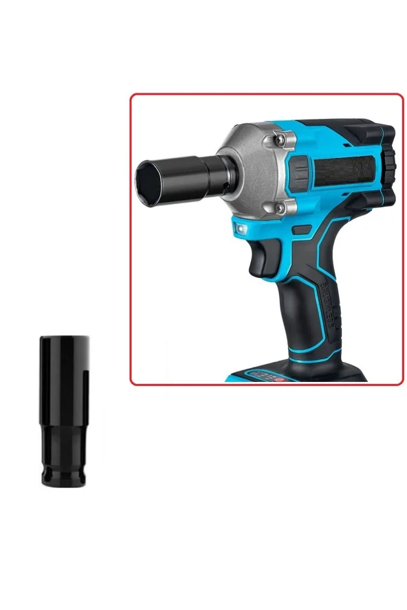 Depolife Somun Sökme Sıkma Torklu Makine için 21mm lokma anahtar Ağır hizmet boru lokma 1/2 to 22mm