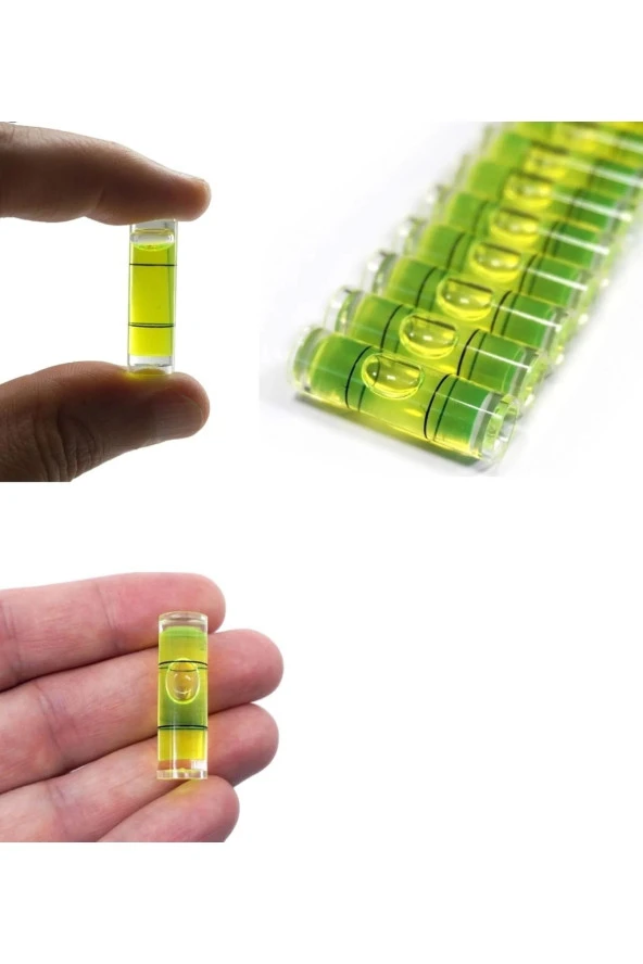 Depolife Su Terazisi Kapsülü Su Terazisi Tüpü Yatay Ölçüm (tv Askı Aparatı ) Proje 10 Adet Bubble Level - 2