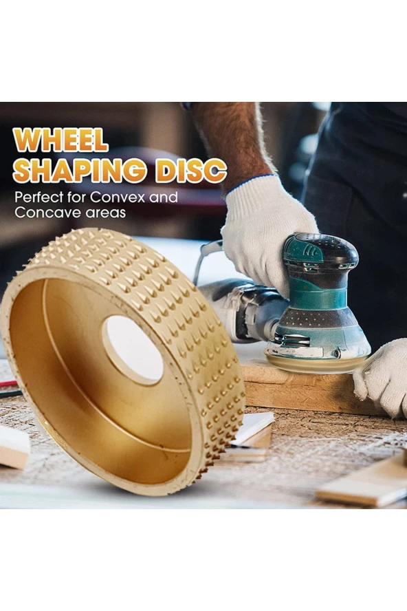 Depolife Ahşap Taşlama Törpüleme Aşındırma kesme oyma diski 115mm - 3