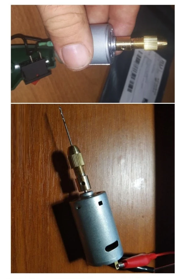 Depolife Motor Için Otomatik Mandrel 5 Pensetli Üniversal Okul Proje Ödev Hobi Uygulama 3.17mm Motor Giriş - 3