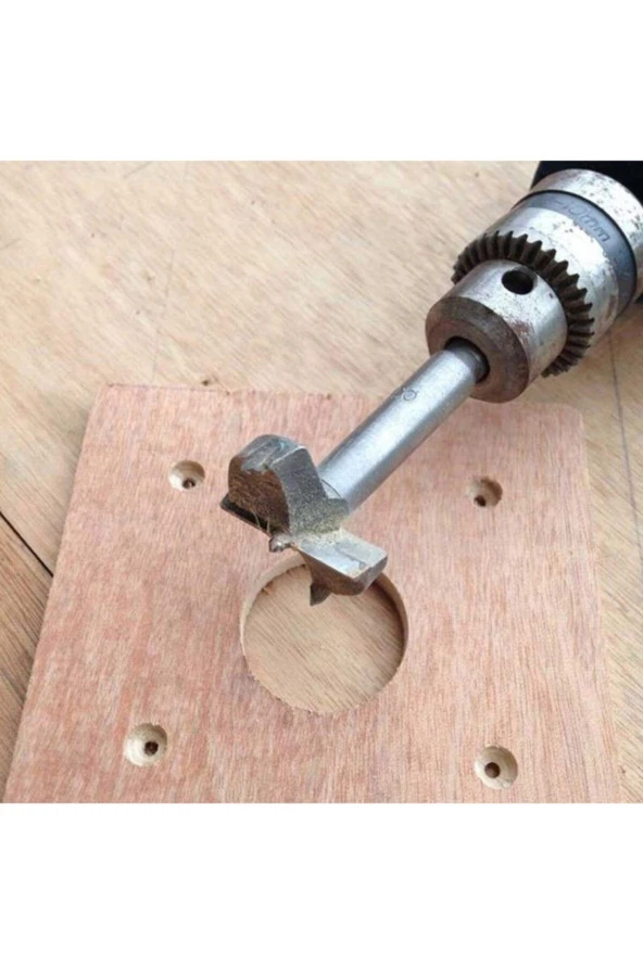 Depolife Tas Mum Saksı Yuva Açmak Için Ahşap Freze Pancı 70mm Panç Matkap Ucu - Resim 3