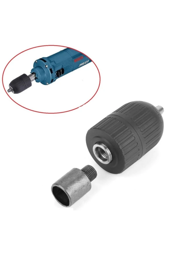 Depolife Kalıpcı Taşlama Motorunu Mandrene Dönüştüren Kaplin Adaptör Otomatik Mandren Set Bosch Ggs 27 Ce ürün görseli