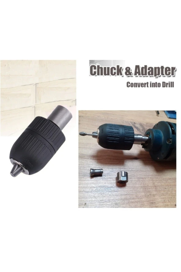 Depolife Kalıpcı Taşlama Motorunu Mandrene Dönüştüren Kaplin Adaptör Otomatik Mandren Set Bosch Ggs 27 Ce - Resim 2