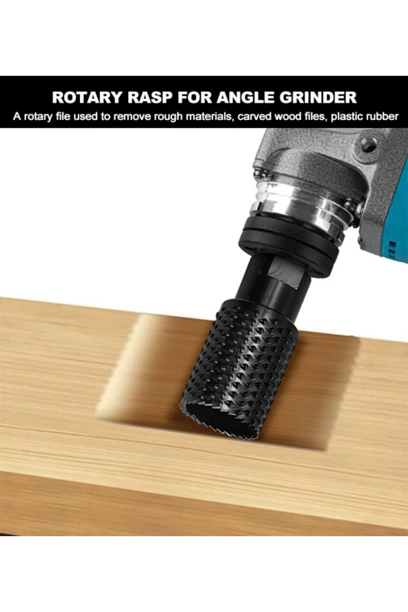 Depolife Avuç Taşlama Spiral Için Silindir Ahşap Oyma Raspalama Traşlama Silindir Öğütücü M14 - 2