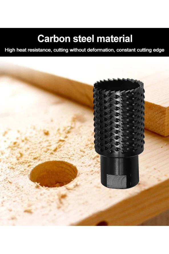 Depolife Avuç Taşlama Spiral Için Silindir Ahşap Oyma Raspalama Traşlama Silindir Öğütücü M14 - 3