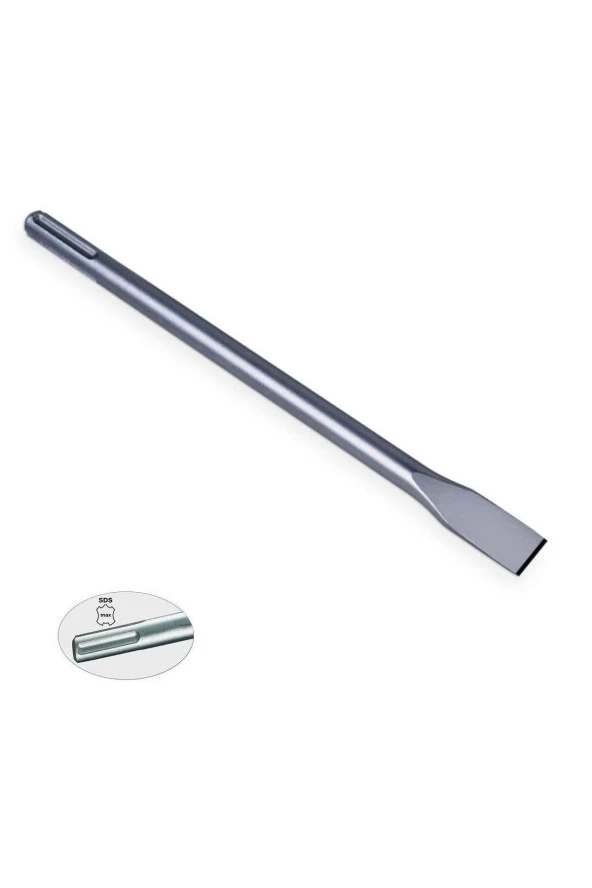Depolife Sds Max Kırıcı Delici Için Keski Matkap Ucu 25mm Uç 600mm Uzunluk 18mm Kalınlık Sdsmax Girişli
