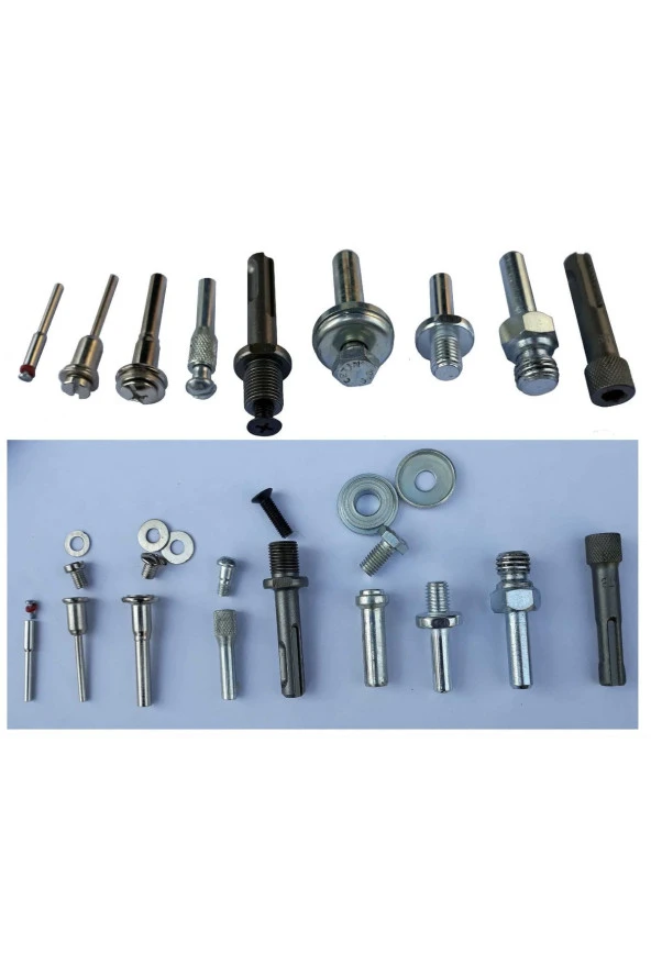 Depolife Dremel Matkap Hilti Sds Adaptörü Mini Daire Disk Testere Mandren Bağlantı Elemanı Vidalı Pim Mandire ürün görseli