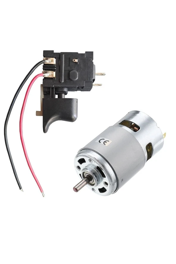 14.4v Dc Motor Ve Elektronik Hız Kontrol Tetik Seti Cnc Uygulama Proje Ödev Rs775 Powertech