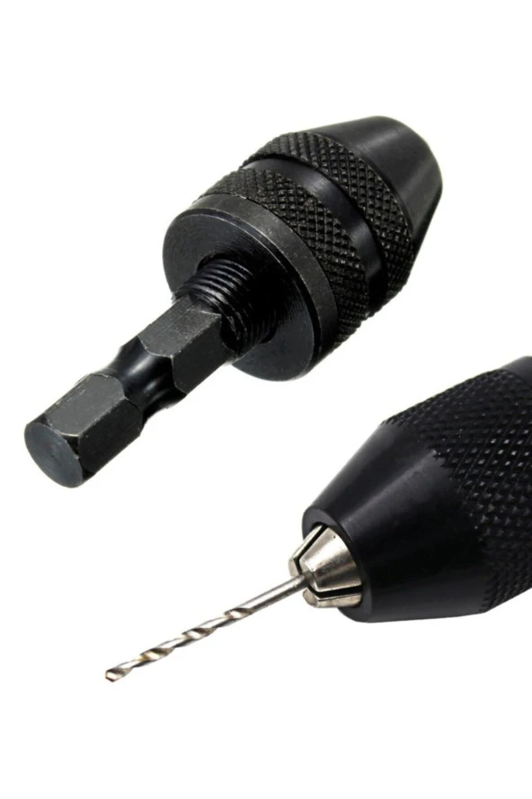 Depolife Bosch Oxi Stanley Dewalt Altıgen Mandiren 6 Gen Mandren Otomatik Adaptör Shank 4mm 3 Çeneli Mandrel - 2