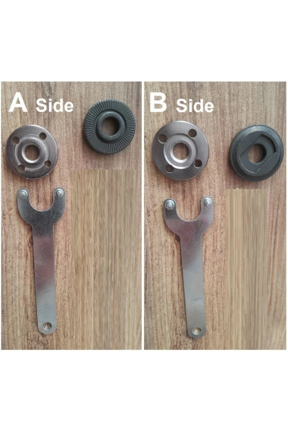 Depolife Bosch Black Decker Cd 115 Avuç Taşlama Spral Makinesi Için Germe Somunu Ve Sökme Takma Anahtar Seti - Resim 2