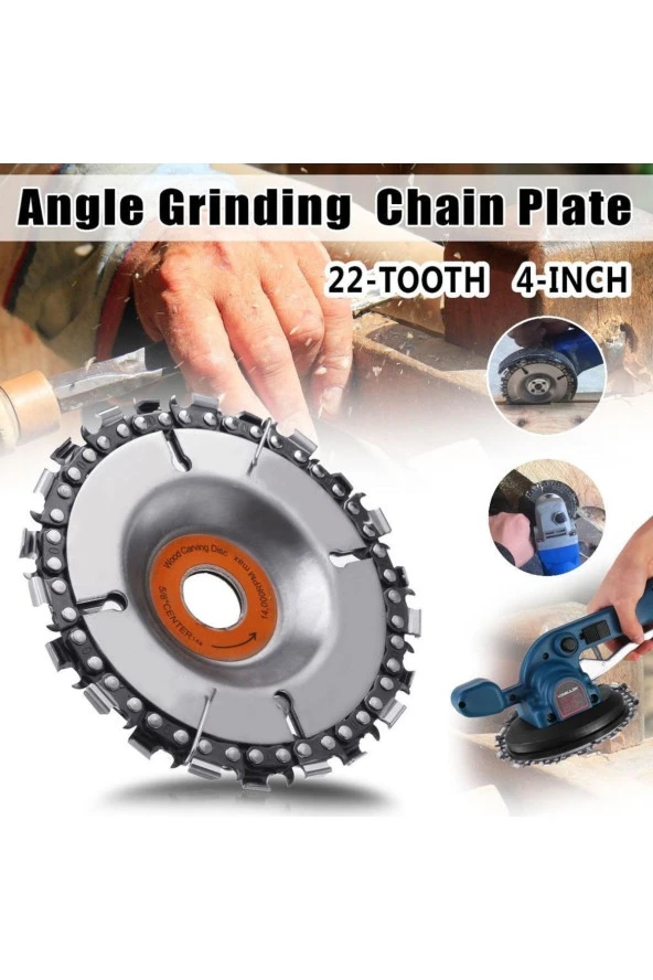 Depolife Ahşap Törpü Eğe Disk Ve Zincirli Testere Oval Oyma Açılı Taşlama Aşındırma Oyma Şekillendirme Seti ürün görseli