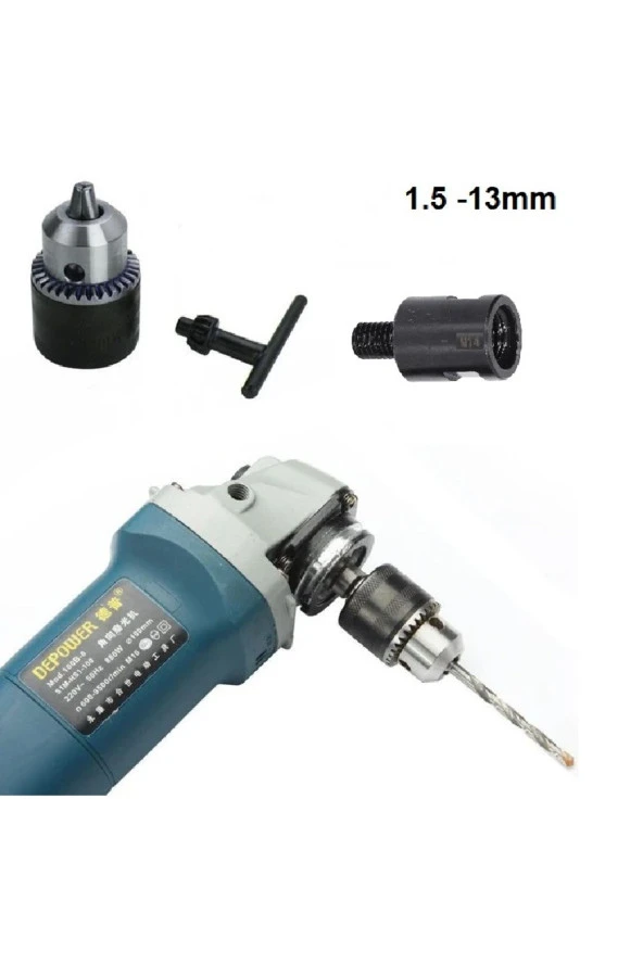 Depolife Taş Motoru Mandreni Avuç Taşlama Spral Matkap Mandren Aparatı Spiral Taşlama Motoru Matkap Yap